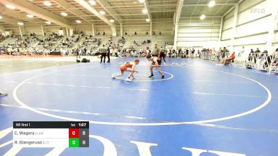 120 lbs Rr Rnd 1 - Cameron Wagers, Claws Ohio Red vs Rocco Giangeruso, Elite NJ HS Red