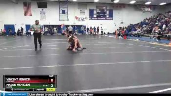 141 lbs Quarterfinal - Mason McMillen, Loras vs Vincent Menozzi, Chicago