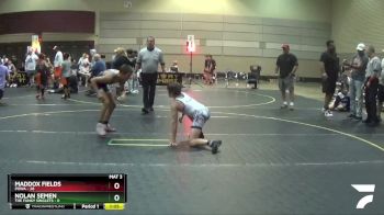 101 lbs Round 5 (6 Team) - Maddox Fields, POWA vs Nolan Semen, The Funky Singlets