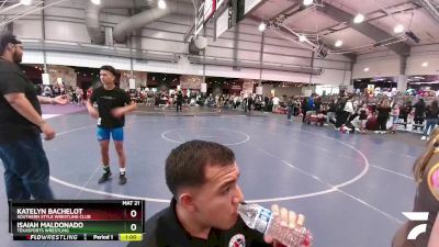 126 lbs Quarterfinal - Katelyn Bachelot, Southern Style Wrestling Club vs Isaiah Maldonado, Texasports Wrestling