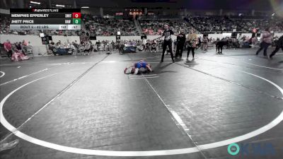 43 lbs Round Of 32 - Memphis Epperley, Smith Wrestling Academy vs Jhett Price, Raw Wrestling Club