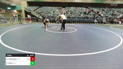 133 lbs Consi Of 32 #2 - Korey Mendoza, Grand View vs Caleb Park, Cal Poly