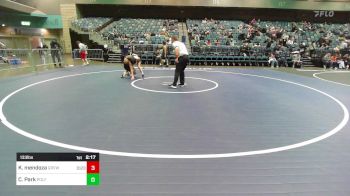 133 lbs Consi Of 32 #2 - Korey Mendoza, Grand View vs Caleb Park, Cal Poly
