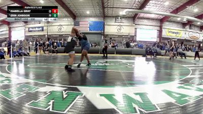 235 lbs 3rd Place Match - Isabella Gray, Canyon Springs vs Erin Johnson, Palo Verde