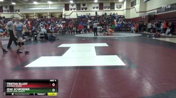 126 lbs Cons. Round 1 - Tristan Elliot, Dubuque Senior vs Izak Schroeder, South Tama County