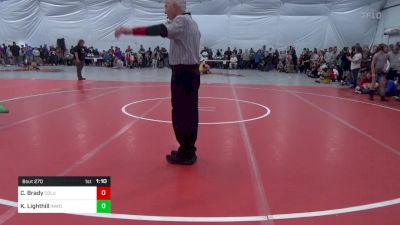 80 lbs Consi Of 4 - Chase Brady, Columbia vs Kayden Lighthill, Inwood