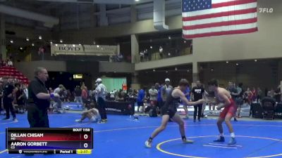 144 lbs Cons. Round 3 - Dillan Chisam, MO vs Aaron Gorbett, CO