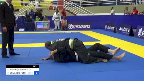 CARLOS HENRIQUE MUNIZ vs FLÁVIO EDUARDO FERREIRA 2023 Brasileiro Jiu-Jitsu IBJJF