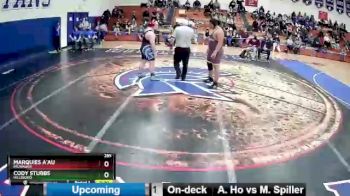 285 lbs Semifinal - Cody Stubbs, Hillsboro vs Marquies A`au, Milwaukie