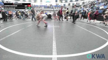 90 lbs Semifinal - Easton Boatman, Grover Rains Wrestling Club vs Otha Douglas, Clinton Youth Wrestling