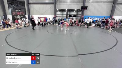 52 kg Semifinal - Hannah McCarley, Razor Red vs Kennedy Unrue, MGW Vanquishers