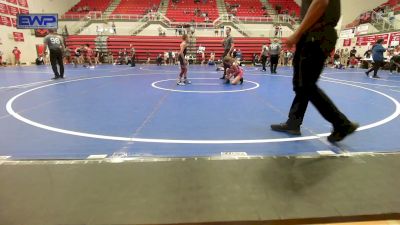 80 lbs Rr Rnd 5 - Emerson Rollings, Tulsa Blue T Panthers vs GRADYN KUKOVICH, Apache Youth Wrestling