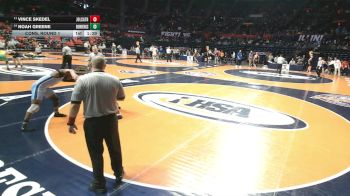 3A 175 lbs Cons. Round 1 - Noah Greene, Downers Grove (South) vs Vince Skedel, Joliet (Catholic Academy)