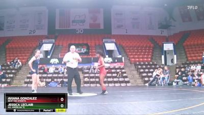 112 lbs Round 3 - Aviana Gonzalez, Beat The Streets vs Jessica LeClair, All American TC