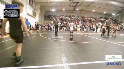 60 lbs Semifinal - Ford Crain, Collinsville Cardinal Youth Wrestling vs Maverick Spencer, Keystone Wrestling Club