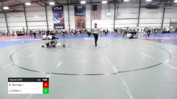 113 lbs Round Of 64 - Richard Springs, SC vs Johnny Green, OH