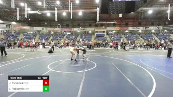 120 lbs Round Of 32 - Julian Espinoza, Pueblo East vs Luke Robinette, Arapahoe