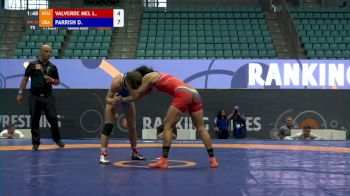 53 kg -  Dominique Parrish, USA vs Luisa Valverde, ECU