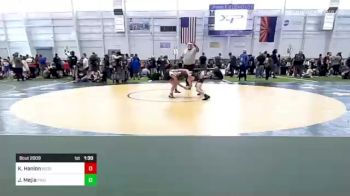 86 lbs Quarterfinal - Kayden Hanlon, 5600 vs Jullien Mejia, Pride WC