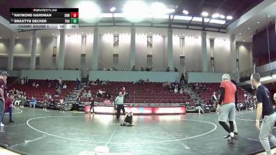 71 lbs Champ. Round 1 - Raymond Hardman, Scanlan Wrestling Academy vs Braxtyn Decker, Poquoson Athletic Association