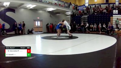 145 lbs. Cons. Round 7 - Mati Womeldorff, Lafayette (St. Joseph) vs Riley Howell, Brookfield