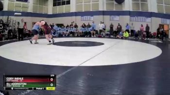 275 lbs Round 3 (4 Team) - Eli Addington, Perry Meridian vs Cody Riehle, East Central