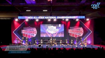 Brandon All-Stars - Scarlet [2025 L3 Senior - Small - A Day 2] 2025 NCA All-Star National Championship