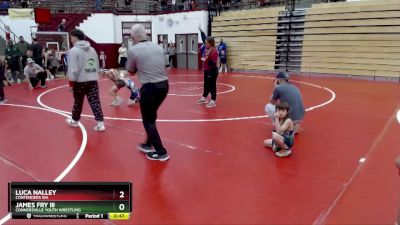 48-51 lbs Round 1 - James Fry Iii, Connersville Youth Wrestling vs Luca Nalley, Contenders WA