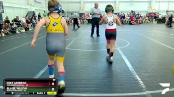 88 lbs Round 3 (8 Team) - Colt Aberegg, The Wrestling Mill vs Blaise Wilson, Revolution/WVW