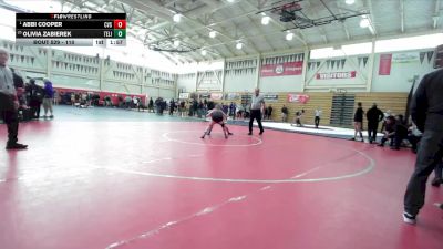 110 lbs Quarterfinal - Abbi Cooper, Clayton Valley School vs Olivia Zabierek, Terra Linda