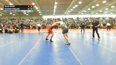 285 lbs Quarterfinal - Blake Elder, FL vs Zachary Kuelling, NY