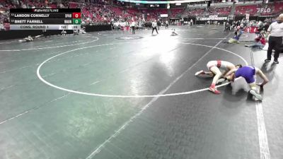 D1-113 lbs Cons. Round 1 - Brett Farrell, Waunakee vs Landon Connelly, Sparta