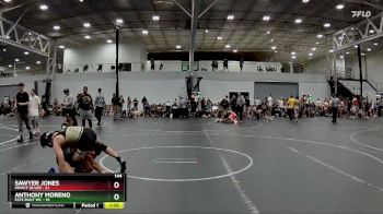 144 lbs Round 4 (8 Team) - Sawyer Jones, Impact Silver vs Anthony Moreno, Este Built WC