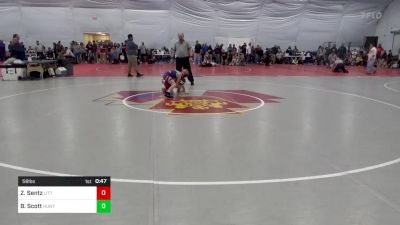 58 lbs Round Of 16 - Zaiden Sentz, Littlestown vs Bentlee Scott, Huntingdon