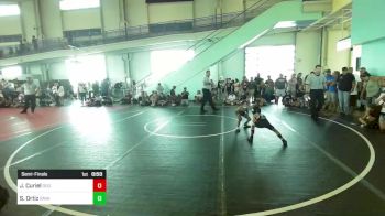 50 lbs Semifinal - JamesMark Curiel, Dog Pound WC vs Steven Ortiz, Savage House WC