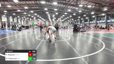 182 lbs Rr Rnd 3 - Peyton Wagoner, Triumph Black vs Mason Testerman, Mavericks Wrestling