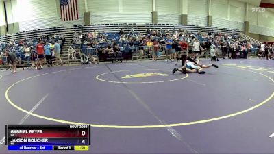 102 lbs Champ. Round 1 - Gabriel Beyer, WI vs Jaxson Boucher, MI