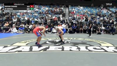 120 lbs Semifinal - Izayiah Chavez, Allen vs JR Ortega, Grandview