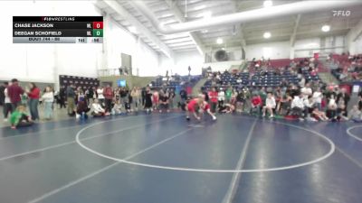 88 lbs Champ. Round 1 - Chase Jackson, WEBER WARRIOR WRESTLING vs Deegan Schofield, Evanston Elite
