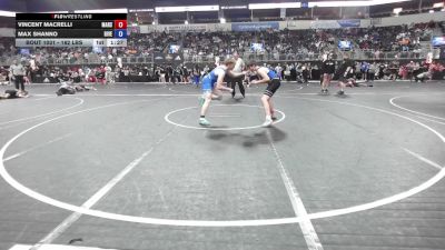 162 lbs Quarterfinal - Vincent Macrelli, Marshfield Youth Wrestling vs Max Shanno, Riverside Wrestling Club