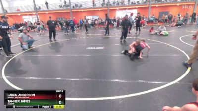 70 lbs Round 4 - Laken Anderson, Ninety Six Wrestling vs Tanner James, SCSOW