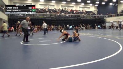 141 lbs 1st Place Match - Jason Saenz, Mt. San Antonio College vs Isaac Gonzalez, Cerritos College