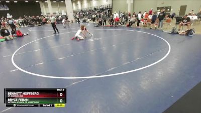 84 lbs Cons. Round 4 - Bennett Hoffberg, St. Charles WC vs Bryce Feran, Victory School Of Wrestling