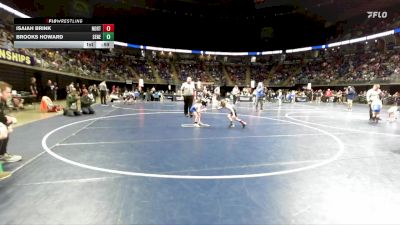 52 lbs Consy 2 - Isaiah Brink, Northeast Bradford vs Brooks Howard, Seneca Valley