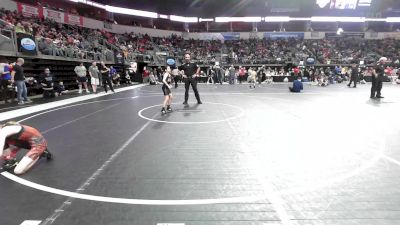 65.9 lbs Round Of 16 - Emerson Bradshaw, East Kansas Eagles vs Valentina Juarez, Greater Heights Wrestling