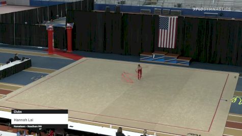 Hannah Lai - Clubs - 2021 Rhythmic Elite Qualifier