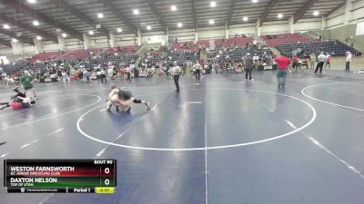 126 lbs Cons. Round 1 - Weston Farnsworth, GC Junior Wrestling Club vs Daxton Nelson, Top Of Utah