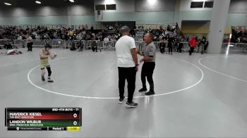 71 lbs Champ. Round 2 - Landon Wilbur, WWC Predator Wrestling vs Maverick Kiesel, The Best Wrestler