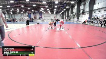 110 lbs Rd# 5- 3:45pm Friday Final Pool - Jack Goeke, Cali Red vs Lucas Zuercher, PA Silver