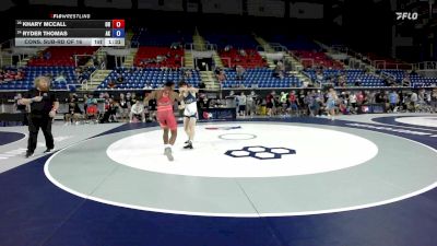 165 lbs Cons. Sub-rd Of 16 - Khary McCall, OH vs Ryder Thomas, AK